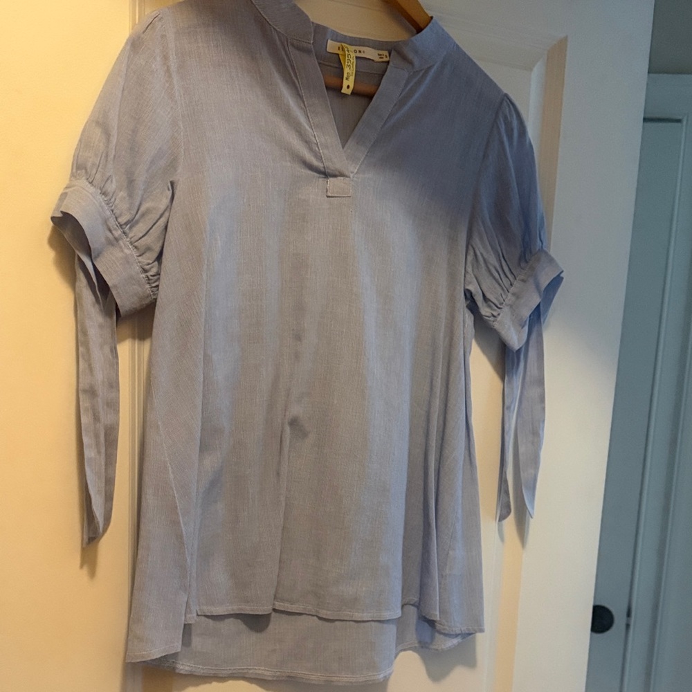 Ellison Light Blue Blouse